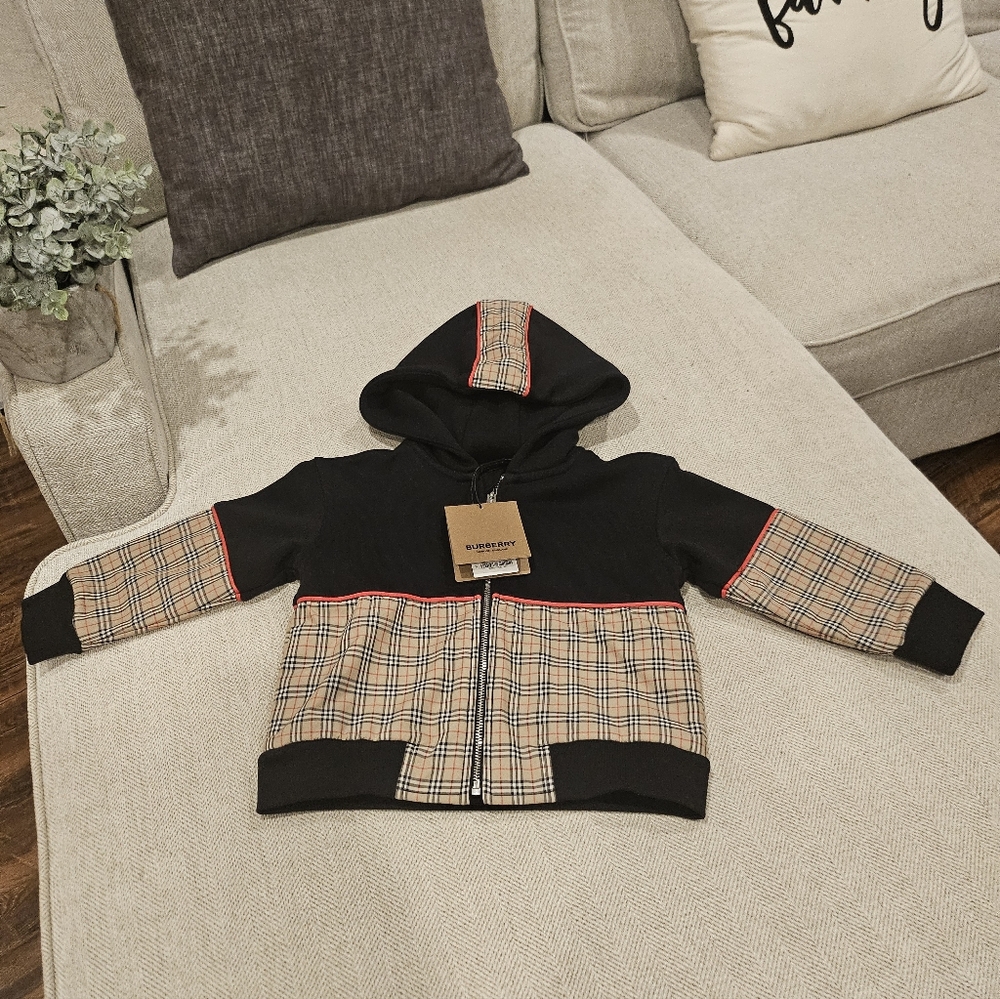 Authentic BURBERRY Toddler 2y Jacket Hoodie